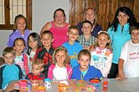 Participantes en el taller y productos