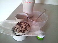 Kit de elementos para realizar moldes de huellas