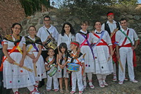 Danzadores tras el ensayo