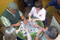 Mesa con participantes de mus