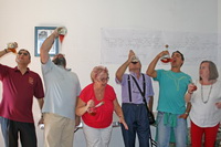 Degustación de los diversos zurracapotes.