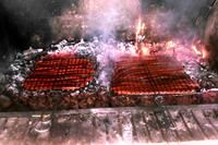 Choricillo en la parrilla, para almorzar.