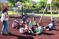 Grupo de participantes en la gynkana.