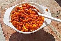 Unas migas, sin leche ni azucar.