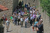 Procesión en la ermita