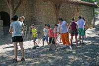 Peque danzadores en el ensayo