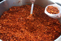 Cazuela llena de migas