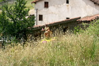 Procesión por la calle El Santo, de Santa Justa