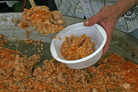 Paella lista para servir