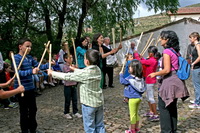 Último ensayo infantil para las danzas