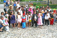 Grupo de disfrazados categoría infantil.