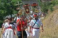 En primera línea de procesión