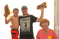 Campeones del mus y la azafata